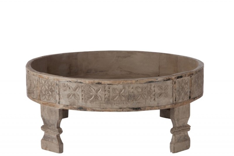 GRINDER CAFETABLE WOOD GREY - CAFE, SIDE TABLES